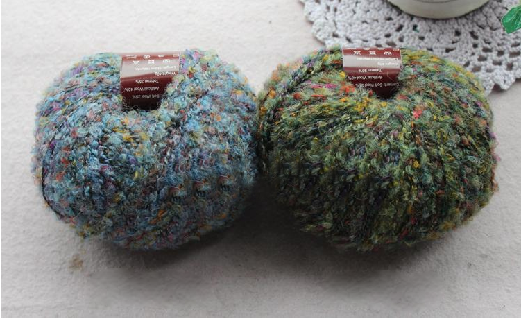 fancy yarn boucle wool yarn