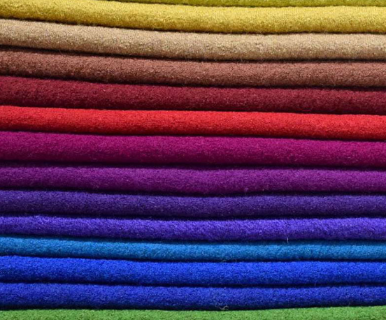 boiled wool fabric supplier