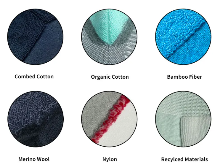 wool socks raw materials