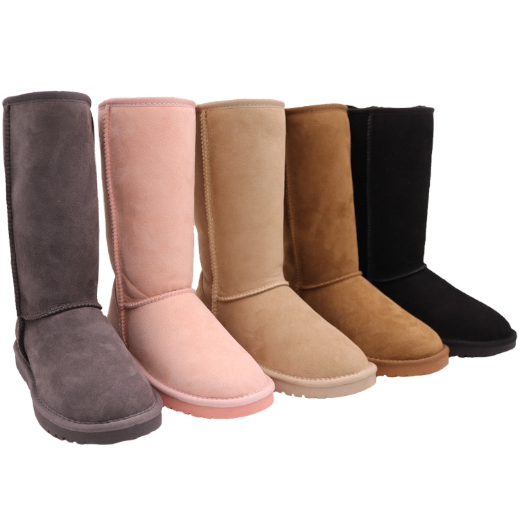 Wool sheepskin boots