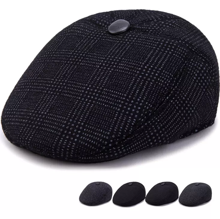 wool beret cap